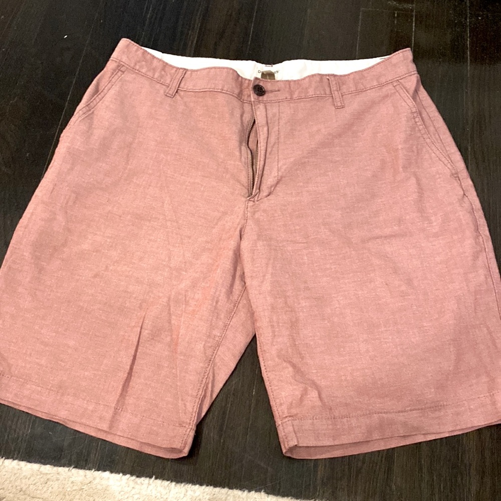 Dockers pink linen shorts size 33